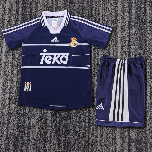 1998-99 Real Madrid Away  Kids Retro Suit