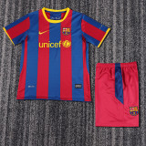 10-11 Barcelona Home  Kids Retro Suit