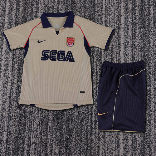 2001-02 Arsenal Away  Kids Retro Suit
