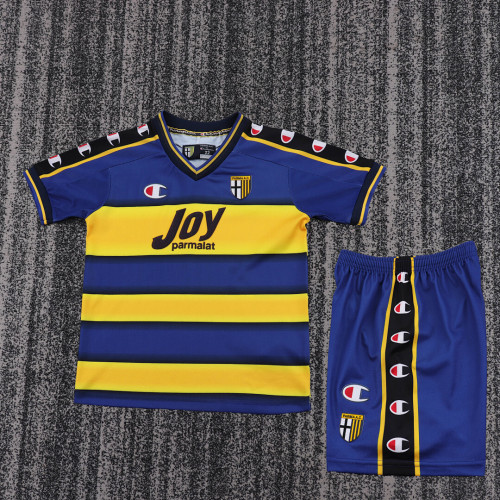 01-02 Parma Calcio Home  Kids Retro Suit