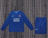 2008-09 Manchester United Away  Kids Retro Suit