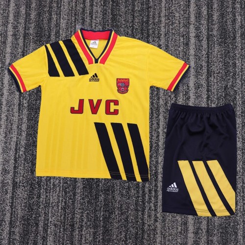 93-94 Arsenal Away  Kids Retro Suit