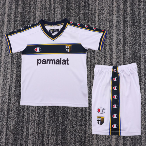 02-03 Parma Calcio Home  Kids Retro Suit