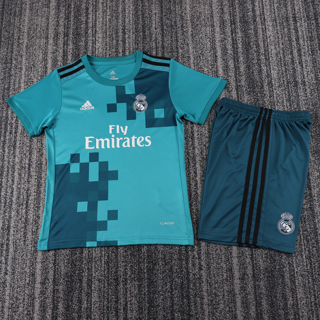 2017-18 Real Madrid 3rd  Kids Retro Suit