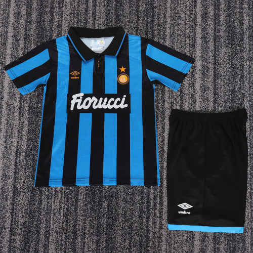 92-94 Inter Milan Home  Kids Retro Suit