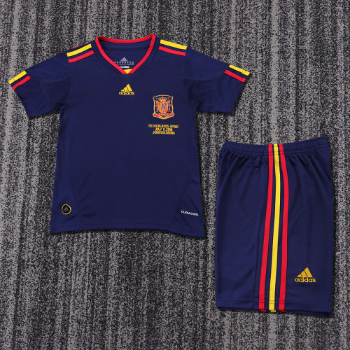 2010 Spain Away  Kids Retro Suit