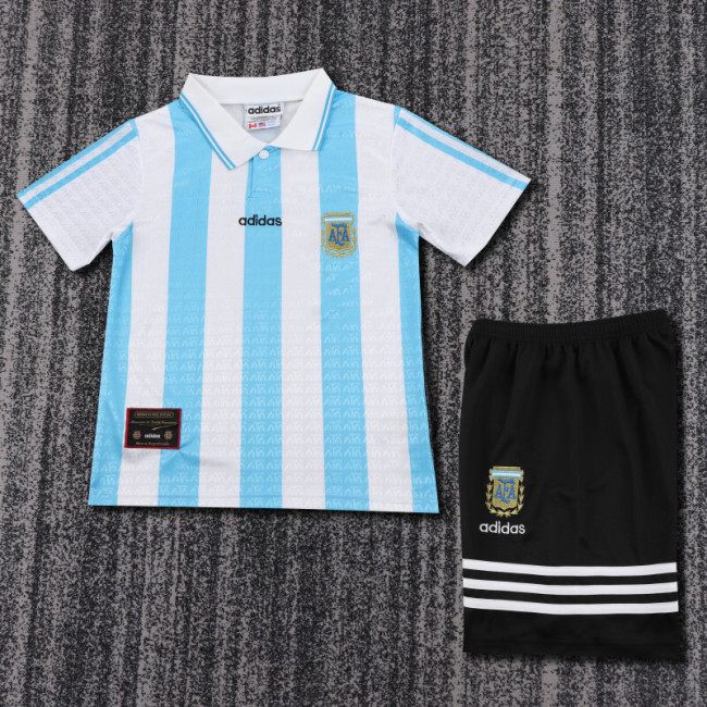 1994 Argentina Home  Kids Retro Suit