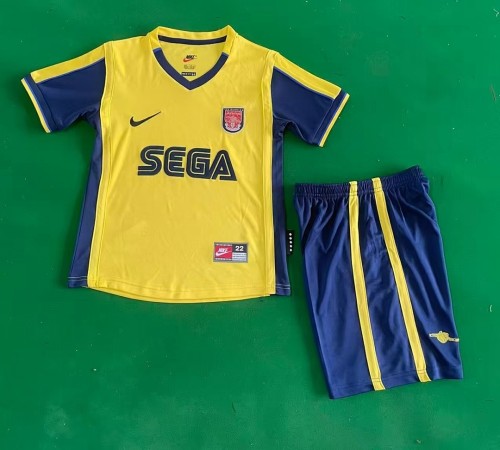 00-01 Arsenal Away  Kids Retro Suit