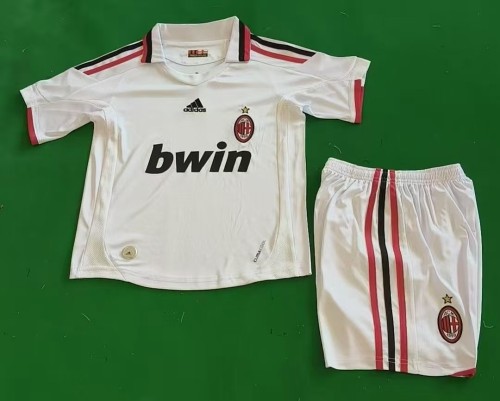 09-10 Ac Milan Away  Kids Retro Suit