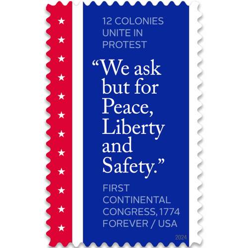 First Continental Congress, 1774 Stamps