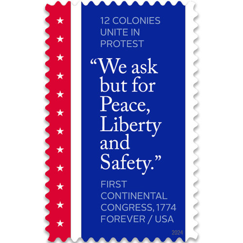 First Continental Congress, 1774 Stamps