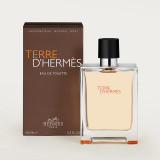 Hermès Terre d'Hermès Eau de Toilette for Men  100 ml / 3.4 oz – Luxury Woody Citrus Designer Cologne with Grapefruit, Cedar & Vetiver – Long Lasting Men's Fragrance