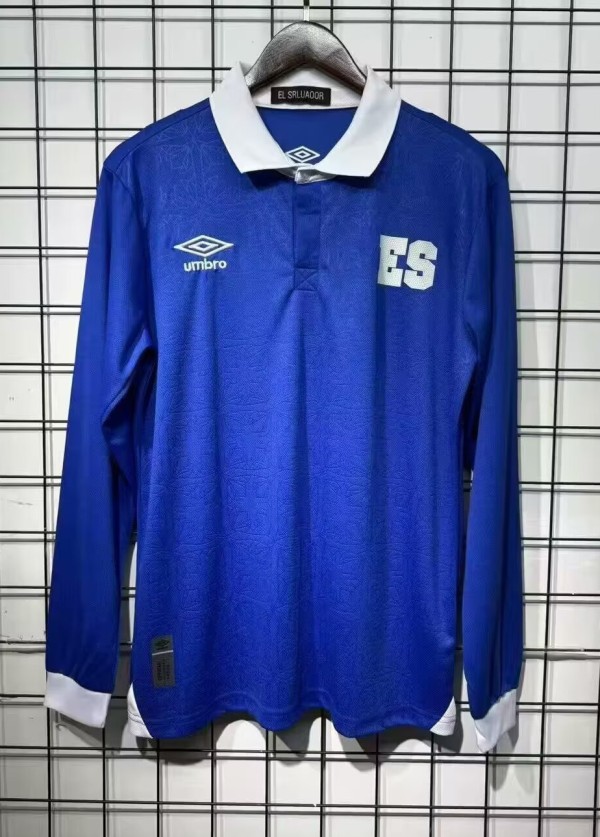 25-26 Salvador Home Long Sleeve Soccer Jersey (长袖)