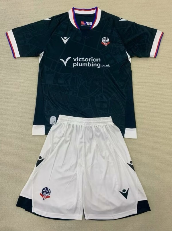 24-25 Bolton Wanderers Away Kids Soccer Jersey