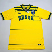 1984 Brazil Home Retro Soccer Jersey