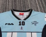 2001 Argentina Commemorative Edition Retro Kids Soccer Jersey