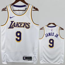 22-23 Lakers JAMES JR. #9 White Top Quality Hot Pressing NBA Jersey