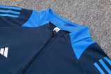 2024 AD Blue Half Pull Tracksuit