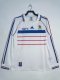 1998 France Away Retro Long Sleeves Soccer Jersey