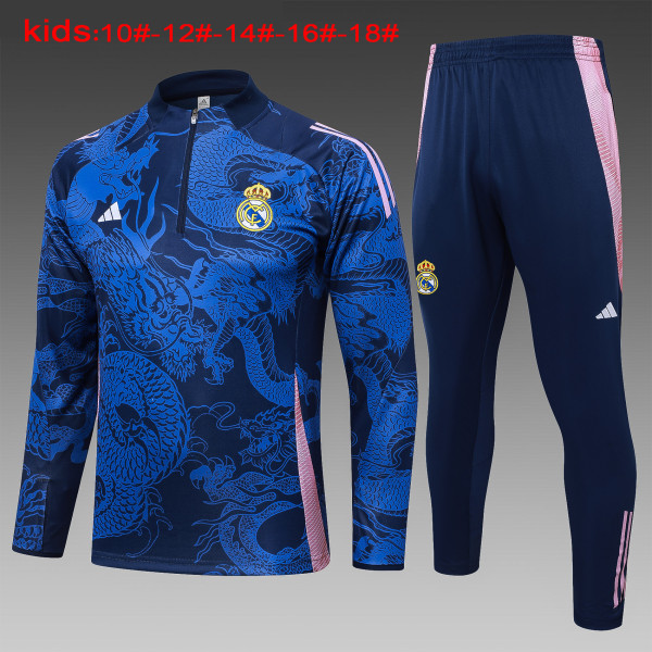 24-25 RMA High Quality Kids Half Pull Tracksuit