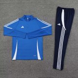 2024 AD Blue Half Pull Tracksuit 
