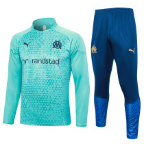 23-24 Marseille High Quality Half Pull Tracksuit