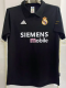 2002-2003 RMA Away Black Retro Soccer Jersey