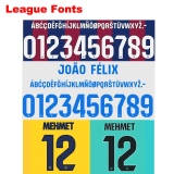 24-25 BAR Third Player Version Soccer Jersey