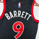 22-23 Raptors BARRETT #9 Black Top Quality Hot Pressing NBA Jersey (Trapeze Edition)
