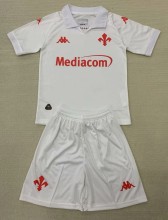 24-25 Fiorentina  Away Kids Soccer Jersey