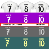 24-25 RMA Black Special Edition Fans Training shirts *黄袖前灰