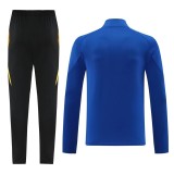 2024 AD Blue Half Pull Tracksuit 