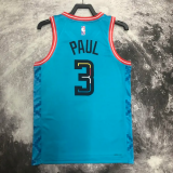 SUNS Paul #3 Blue Top Quality Hot Pressing NBA Jersey