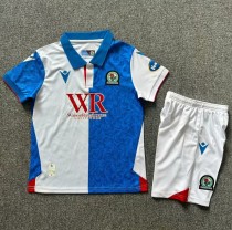24-25 Blackburn Home Kids Soccer Jersey