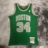 2007-08 CELTICS PIERCE #34 Green Retro Top Quality Hot Pressing NBA Jersey