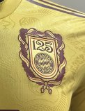 25-26 Bayern Yellow 125th Anniversary Player Version Soccer Jersey