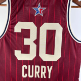 23-24 ALL-STAR CURRY #30 Red Top Quality Hot Pressing NBA Jersey