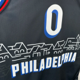 20-21 76ERS MAXEY #0 Black City Edition Top Quality Hot Pressing NBA Jersey