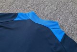 2024 AD Blue Half Pull Tracksuit