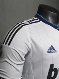 2012-2013 RMA Home Player Version  Long Sleeve Retro Soccer Jersey 长袖球员
