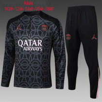 24-25 PSG High Quality Kids Half Pull Tracksuit
