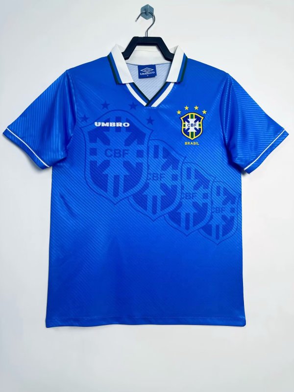 1996 Brazil Away Retro Soccer Jersey