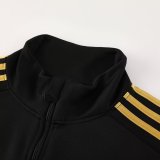 2024 AD Black Jacket Tracksuit