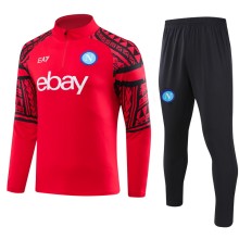 24-25 Napoli High Quality Half Pull Tracksuit