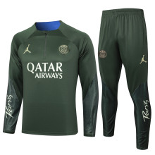 23-24 PSG High Quality Half Pull Tracksuit