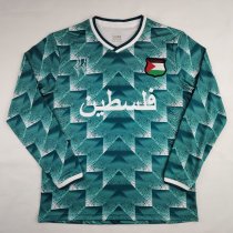2024 Palestine Long sleeves Fans Version Soccer Jersey