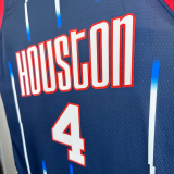 23-24 Rockets CREEN #4 Royal blue City Edition Top Quality Hot Pressing NBA Jersey