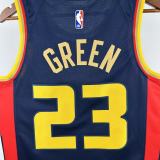 24-25 WARRIORS GREEN #23 Royal blue City Edition Top Quality Hot Pressing NBA Jersey