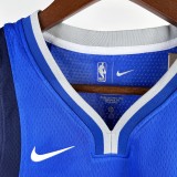 2023 Dallas Mavericks IRVING#11 Blue Top Quality Hot Pressing Kids NBA Jersey