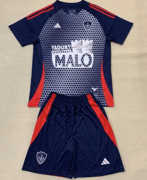 24-25 Stade Brestois 29 Third Kids Soccer Jersey
